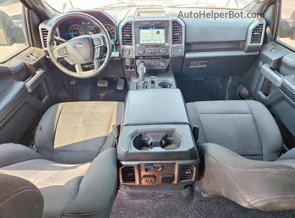 1FTEW1EF1HFB76894 2017 FORD F150 Black წინა პანელის ხედი