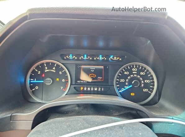 1FTEW1EF1HFB76894 2017 FORD F150 Black ხელსაწყოთა პანელის ხედი