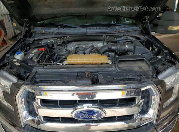 1FTEW1EF1HFC36351 2017 FORD F150 Brown Widok wnętrza z tyłu