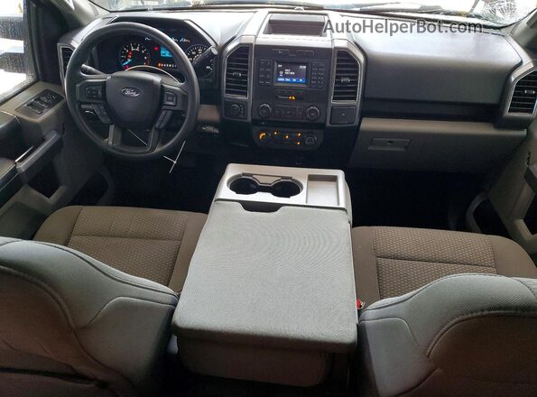 1FTEW1EF1HFC36351 2017 FORD F150 Brown Widok deski rozdzielczej