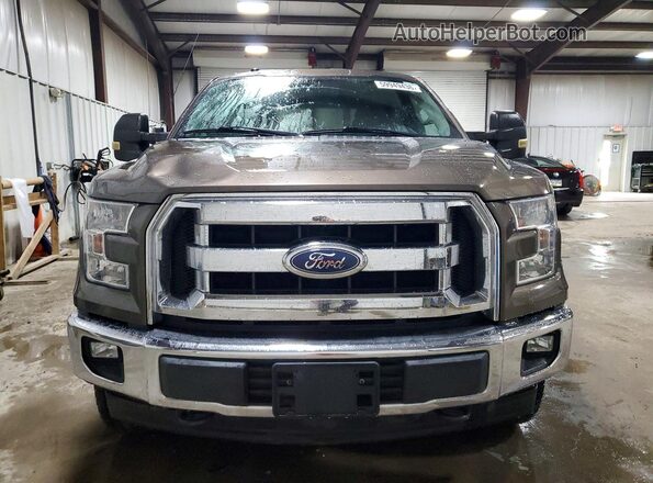 1FTEW1EF1HFC36351 2017 FORD F150 Brown Widok z przodu