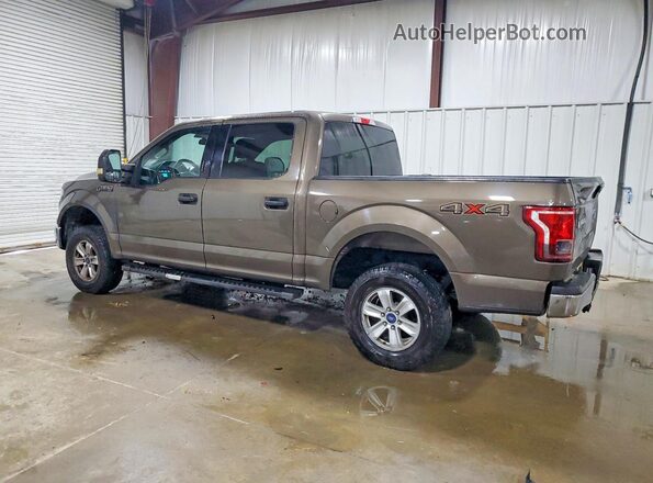 1FTEW1EF1HFC36351 2017 FORD F150 Brown Tył lewy
