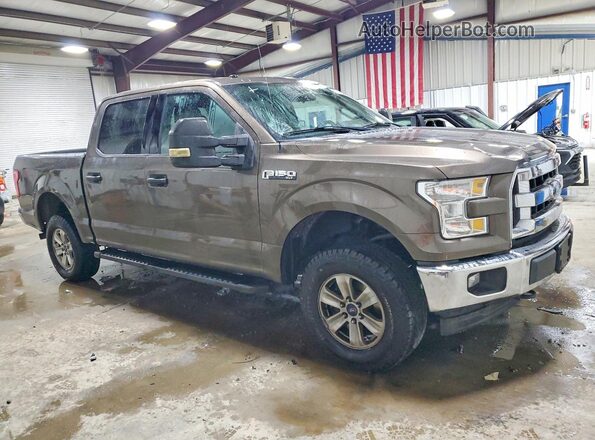 1FTEW1EF1HFC36351 2017 FORD F150 Brown Przód prawy