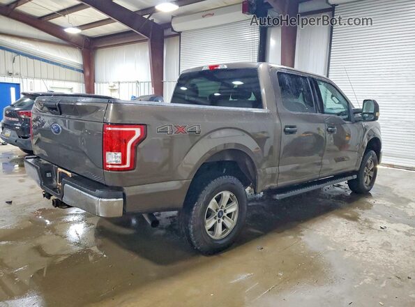 1FTEW1EF1HFC36351 2017 FORD F150 Brown Tył prawy