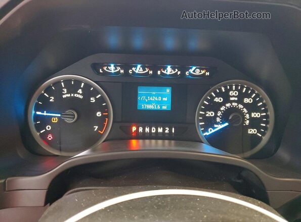1FTEW1EF1HFC36351 2017 FORD F150 Brown Widok zestawu wskaźników