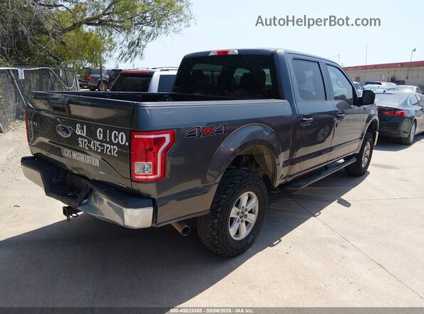 1FTEW1EF2GKE06061 2016 FORD F150 Gray უკანა მარჯვენა