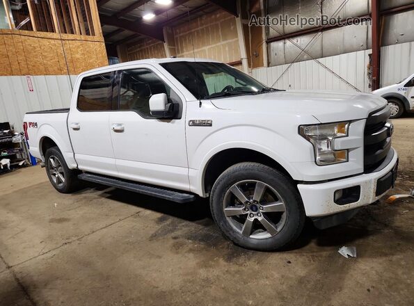1FTEW1EF2GKE75803 2016 FORD F150 Белый Вид салона спереди