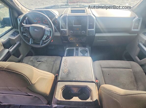 1FTEW1EF2GKE91497 2016 FORD F150 Gray Dashboard view