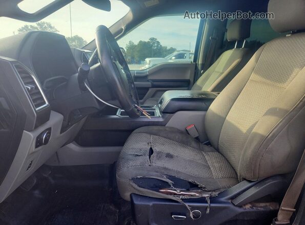 1FTEW1EF2GKE91497 2016 FORD F150 Gray Front interior view