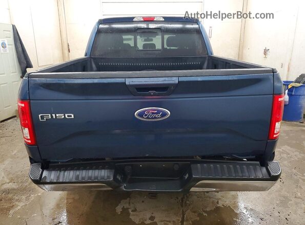 1FTEW1EF2HFA88887 2017 FORD F150 Blue უკანა ხედი