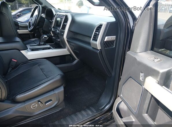 1FTEW1EF2HFB48828 2017 FORD F150 Черный Вид салона спереди