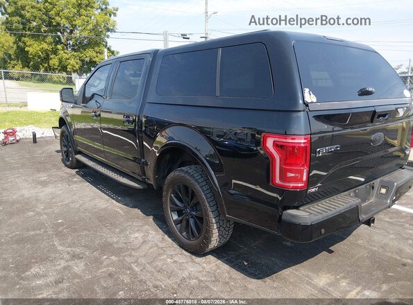 1FTEW1EF2HFB48828 2017 FORD F150 Черный Задняя левая четверть