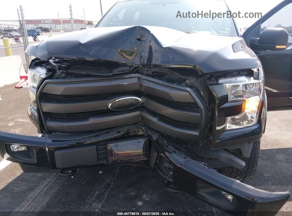 1FTEW1EF2HFB48828 2017 FORD F150 Черный Вид спереди