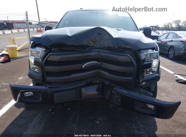 1FTEW1EF2HFB48828 2017 FORD F150 Черный Вид щитка приборов