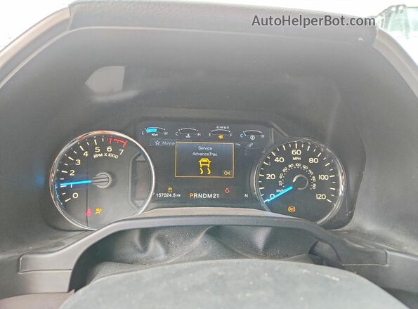 1FTEW1EF2HKC62741 2017 FORD F150 White ხელსაწყოთა პანელის ხედი