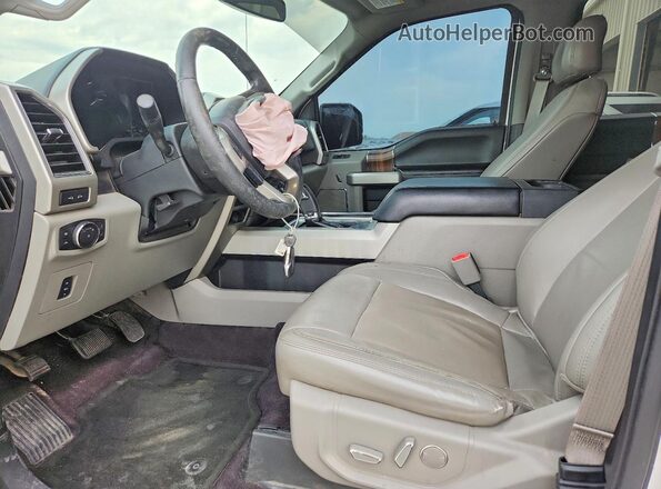 1FTEW1EF2HKC62741 2017 FORD F150 White წინა სალონის ხედი