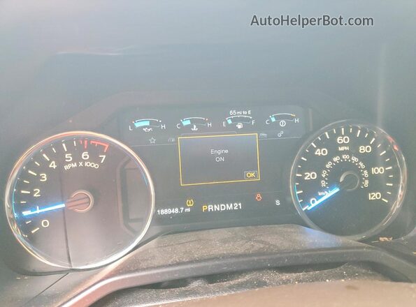 1FTEW1EF3GFA53970 2016 FORD F150 Золотой Вид щитка приборов