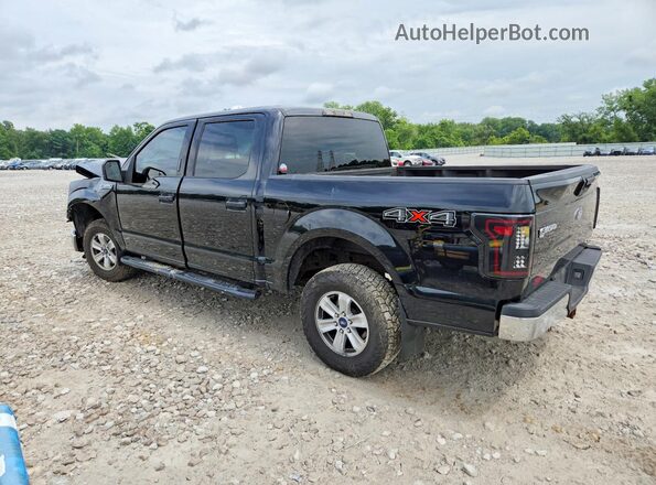 1FTEW1EF3GFC63369 2016 FORD F150 Black Հետևի ձախ