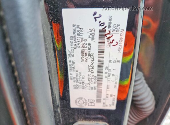 1FTEW1EF3GFC63369 2016 FORD F150 Black Շարժիչի բաժամունքի տեսք