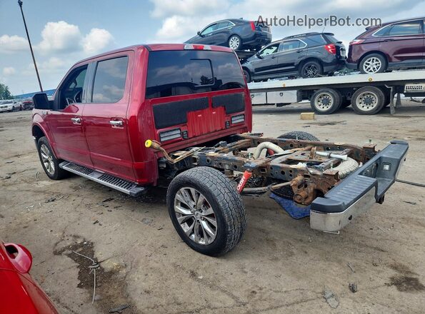 1FTEW1EF3GFC66353 2016 FORD F150 Red Rear left