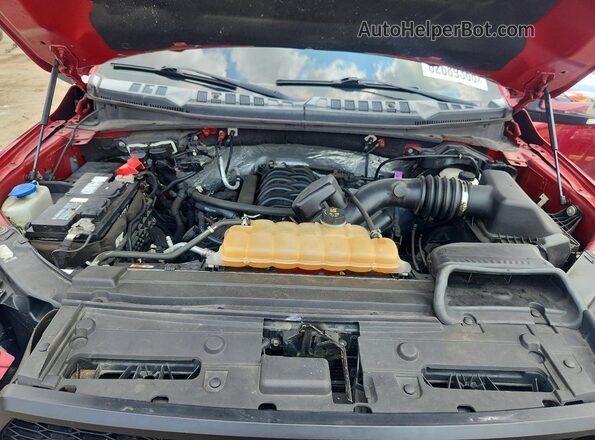 1FTEW1EF3GFC66353 2016 FORD F150 Red Rear interior view