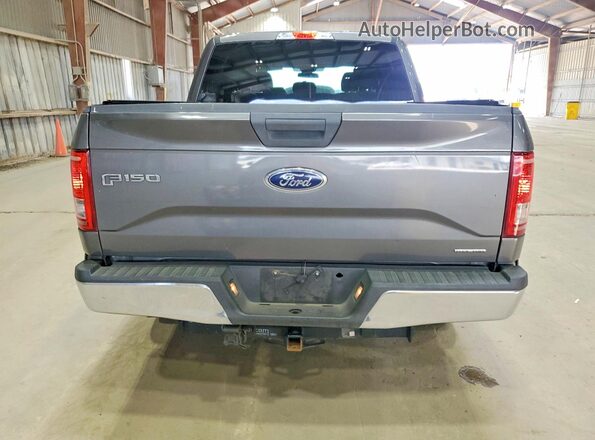 1FTEW1EF3GKD02257 2016 FORD F150 Gray Rear interior view