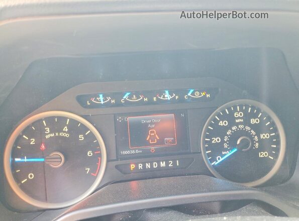 1FTEW1EF3HFB16227 2017 FORD F150 Silver Widok zestawu wskaźników