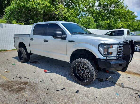 1FTEW1EF3HFC22936 2017 FORD F150 Silver Delantero derecho