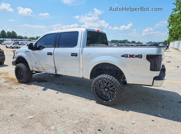 1FTEW1EF3HFC22936 2017 FORD F150 Silver Trasero izquierdo