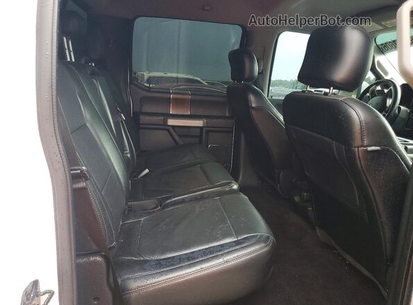1FTEW1EF3HKC20224 2017 FORD F150 White Вид задніх сидінь