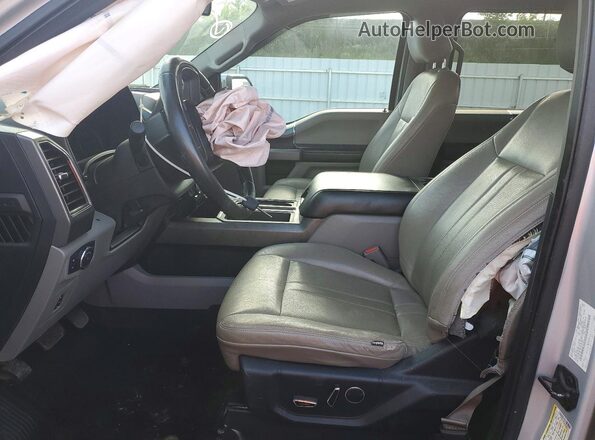 1FTEW1EF3HKC96140 2017 FORD F150 Silver Widok wnętrza z przodu