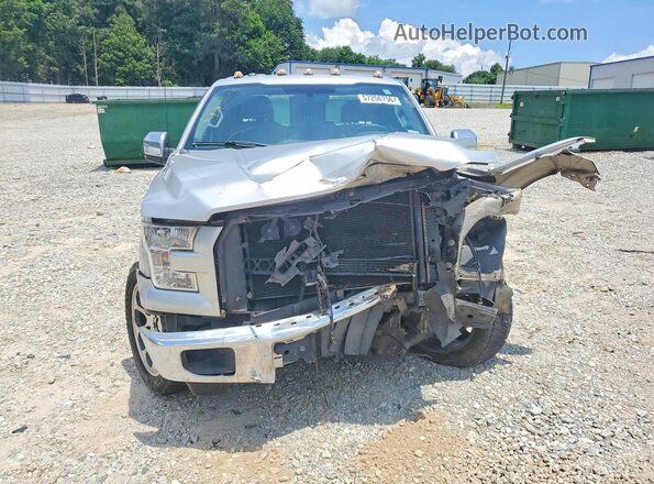 1FTEW1EF3HKC96140 2017 FORD F150 Silver Widok z przodu