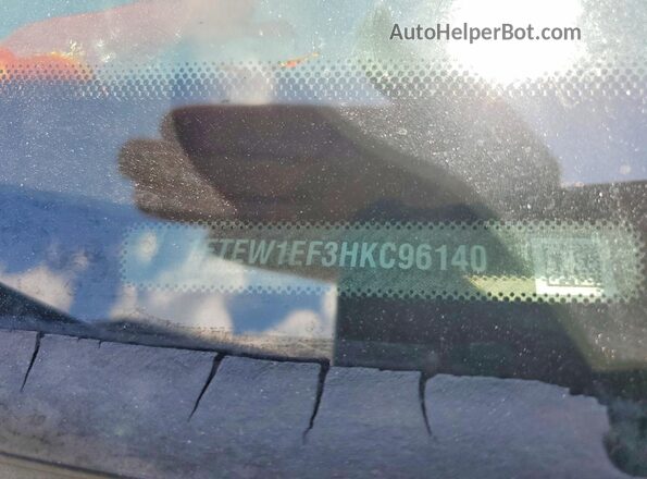 1FTEW1EF3HKC96140 2017 FORD F150 Silver Widok komory silnika