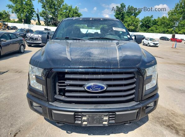 1FTEW1EF4GKD12179 2016 FORD F150 Black Вид спереду