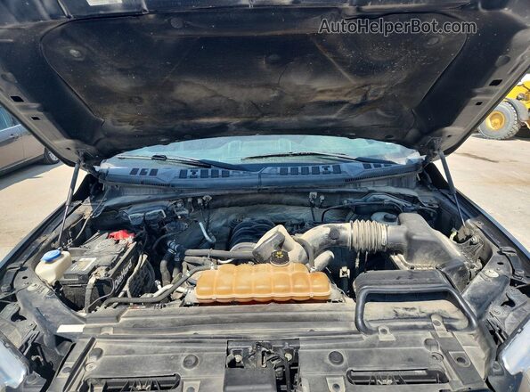 1FTEW1EF4GKD12179 2016 FORD F150 Black Вид задньої частини салону