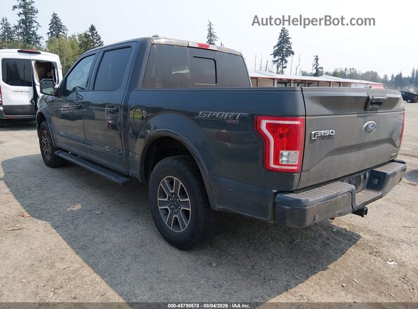 1FTEW1EF4GKF59265 2016 FORD F150 Black Trasero izquierdo