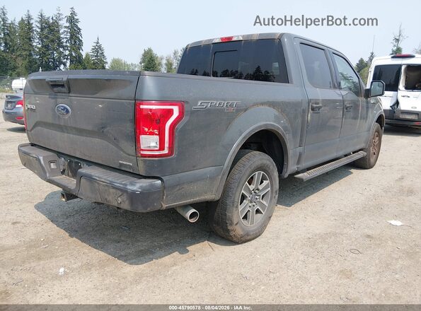 1FTEW1EF4GKF59265 2016 FORD F150 Black Trasero derecho