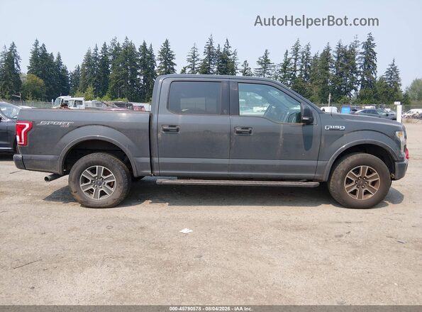 1FTEW1EF4GKF59265 2016 FORD F150 Black Vista interior trasera