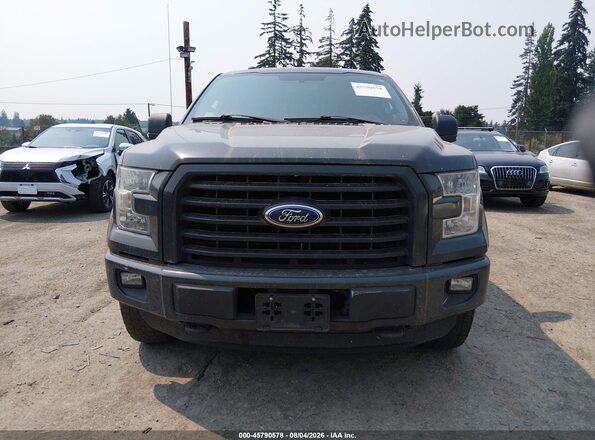1FTEW1EF4GKF59265 2016 FORD F150 Black Vista del cuadro de instrumentos