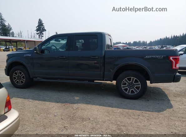 1FTEW1EF4GKF59265 2016 FORD F150 Black Vista interior de 360 grados