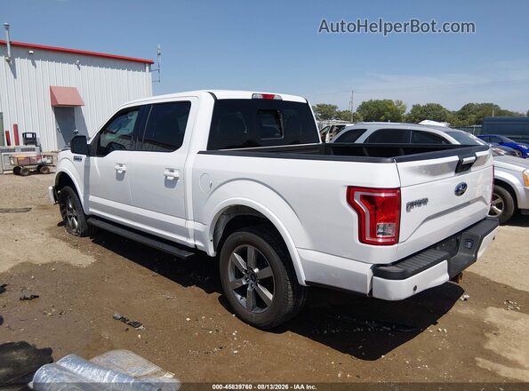 1FTEW1EF4HFA15746 2017 FORD F150 White Trasero izquierdo