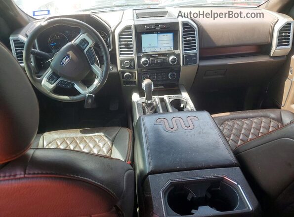 1FTEW1EF4HFA59648 2017 FORD F150 Black Vista del salpicadero