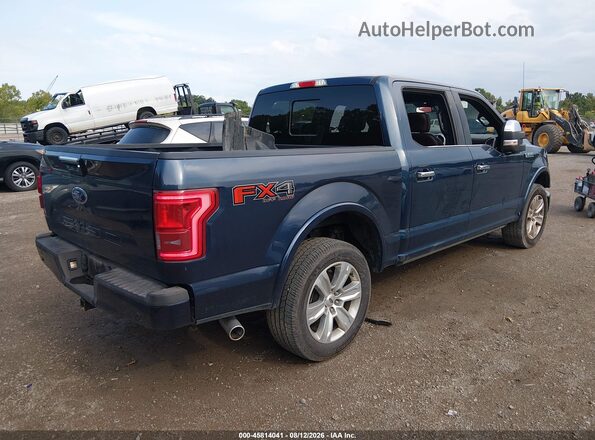 1FTEW1EF4HFA81486 2017 FORD F150 Blue Rear right
