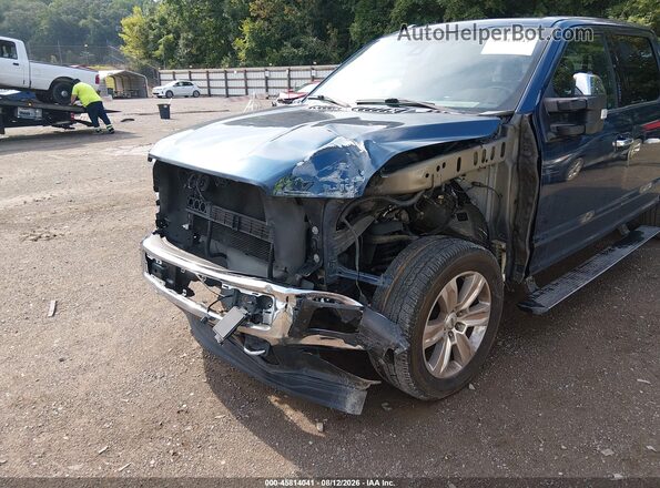 1FTEW1EF4HFA81486 2017 FORD F150 Blue Front view