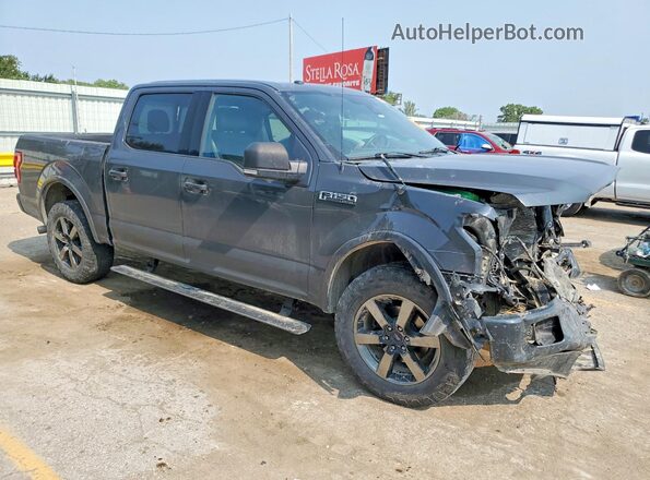 1FTEW1EF4HFB43548 2017 FORD F150 Gray წინა მარჯვენა