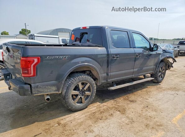 1FTEW1EF4HFB43548 2017 FORD F150 Gray უკანა მარჯვენა