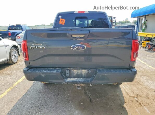1FTEW1EF4HFB43548 2017 FORD F150 Gray უკანა ხედი