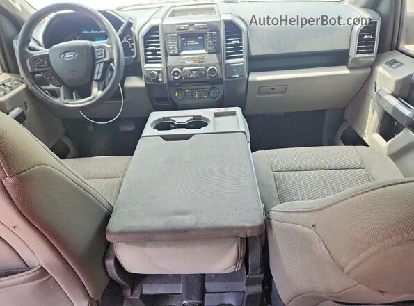1FTEW1EF4HFC05143 2017 FORD F150 White Առջևի վահանակի տեսք
