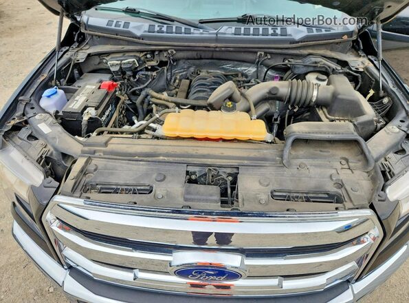 1FTEW1EF4HFC49675 2017 FORD F150 Black Вид задньої частини салону