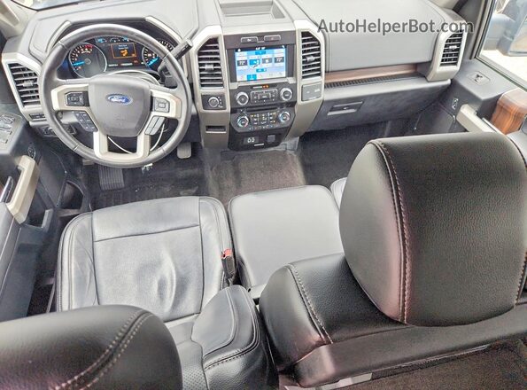 1FTEW1EF4HFC49675 2017 FORD F150 Black Вид панелі приладів